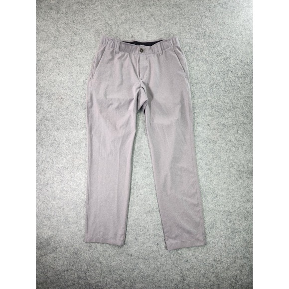Under Armour 32x34 Fits 29x29 Gray Match Play Vented Flex Tech‎ Golf Dress Pants - Picture 1 of 15